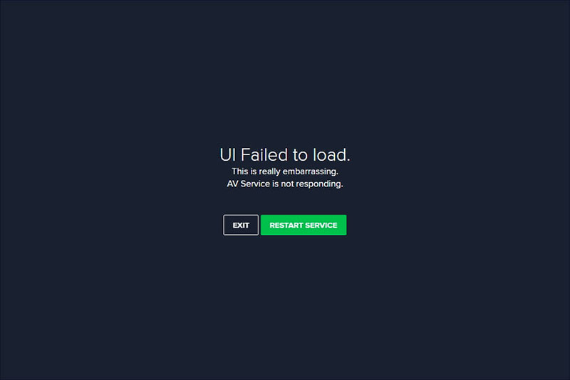 UI Failed to Load