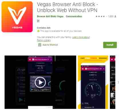 Vegas Browser