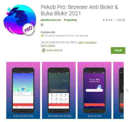 Pekob Pro Anti-Block Browser