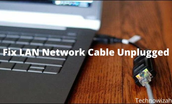 network cable unplugged errors