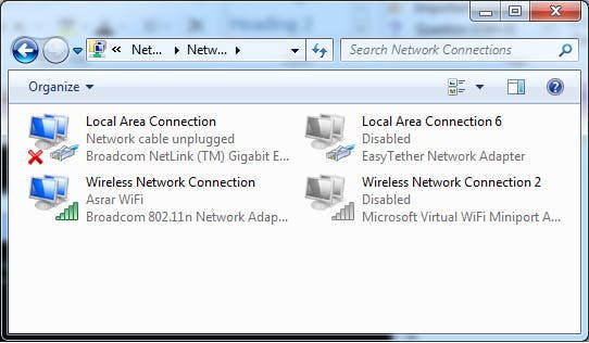 network cable unplugged realtek