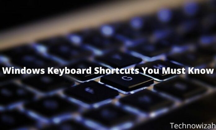 25 Windows Keyboard Shortcuts You Must Know 2024 - Technowizah