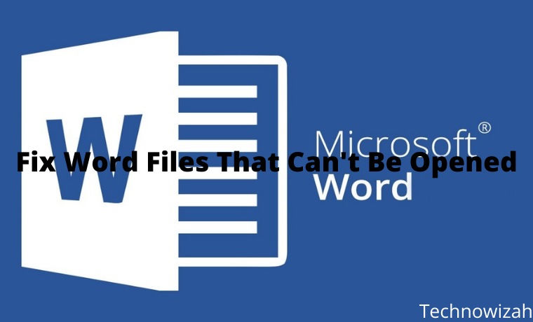 5 Ways To Fix Word Files That Can't Be Opened