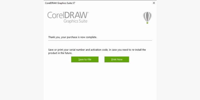 CorelDraw X7 activation