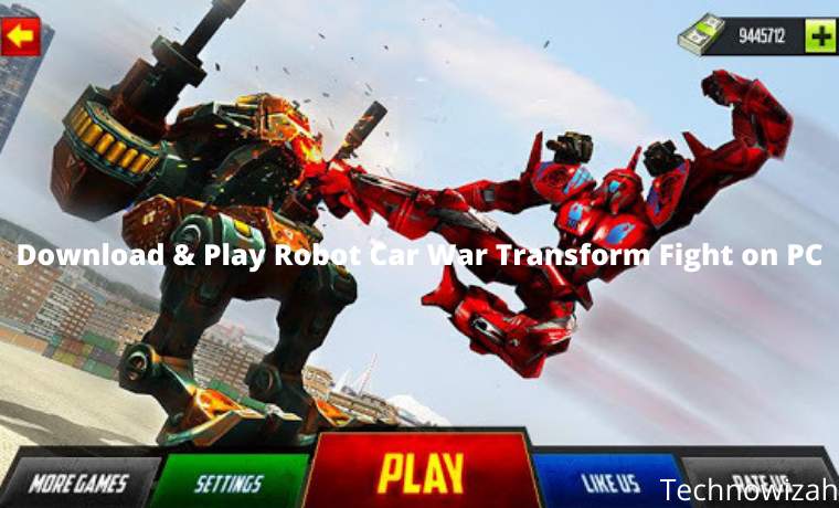 Download & Play Robot Car War Transform Fight on PC
