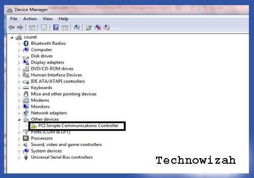 How to Manually Fix PCI Simple Communications Controller Error