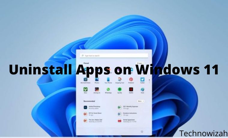 How to Uninstall Apps on Windows 11 PC